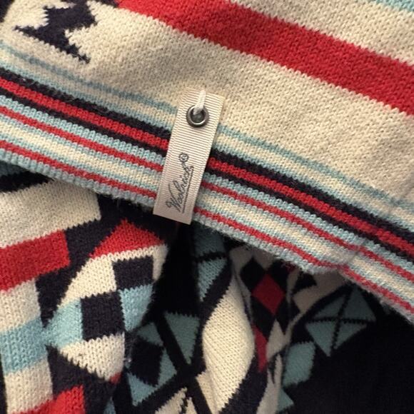 Woolrich Women's Southwestern Print Cardigan Sweater Coat Aztec Sz M Western - Picture 8 of 8